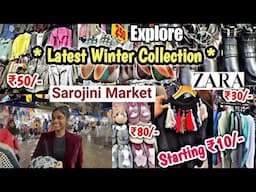 Explore Sarojni Market Latest Winter🧣Collection In Just Starting ₹50😱!!!!