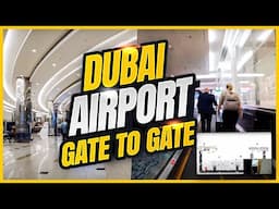 Dubai International Airport DXB Terminal 3 Walkthrough Gate A14 to C21, Transfer and Transit Guide