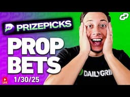 TOP PRIZEPICKS NBA, NFL, CBB & NHL PLAYER PROPS for TODAY 1/30 | Sports Betting (LIVE)