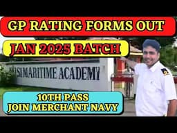 NUSI GOA || GP RATING FORMS OUT || JAN 2025 BATCH || MERCHANT NAVY ||