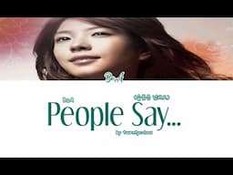 BoA (보아) - People Say... (슬픔은 넘쳐도) (Color Coded Lyrics Han/Rom/Eng)