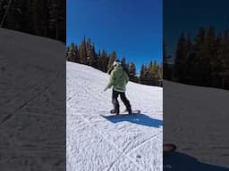 My favorite snowboard drill for leveling up your riding #snowboarding