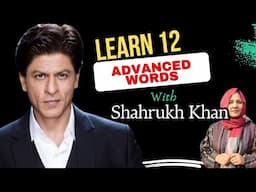 Learn 12 Advanced English Words Through Shahrukh Khan Speech