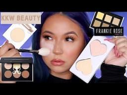 DRAGUN BEAUTY BRIGHTENING POWDER COMPARISON + WEAR TEST ON OILY ACNE PRONE SKIN | YURIGMAKEUP