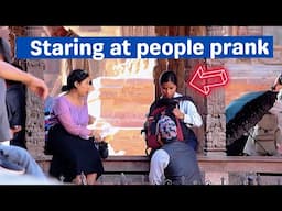 NEPALI PRANK - KAKA STARING AT PEOPLE PRANK