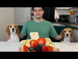 COOKING WITH BEAGLES | Fruit Tart 🍓🫐