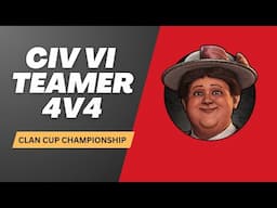 (Multiplayer Tournament Game) Civilization VI 4v4 East vs West Teamer (Info Below)