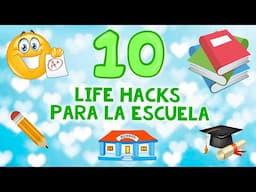 ✍️ 10 TRUCOS o LIFE HACKS para la ESCUELA que deberías saber 🙋 😰 ¡¡CAMBIA TU NOTA del EXAMEN!!