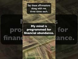 Money Flows to Me Quickly and Easily! Abundance Affirmations #wealthaffirmations