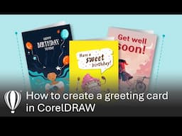 Learn how to create a greeting card in CorelDRAW