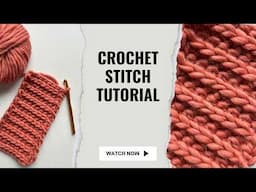 Crochet stitches - Crochet for beginners - Crochet ideas