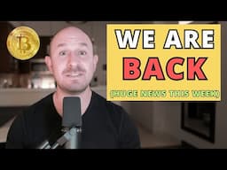 Crypto Is PUMPING & This Week Has ENORMOUSLY Bullish News