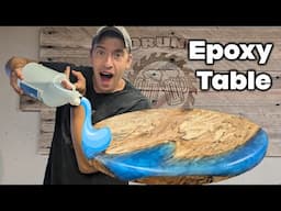 Budget Friendly epoxy table