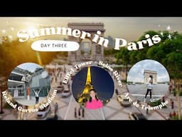 Paris Travel Vlog 2023 Day 3 - Arc de Triomphe, Roland Garros Stadium Tour, Seine River Cruise