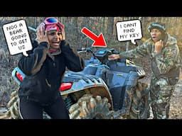 We're Stuck In The Woods Prank On GF! *She Went Crazy*