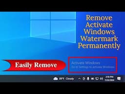 How To Remove Activate Windows 10 Watermark | Remove Activate Windows Watermark Permanently