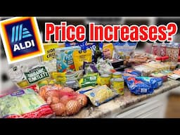 INFLATION? Aldi Haul & Meal Plan with Price Comparison