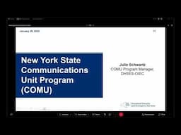 New York State Interoperable and Emergency Communications Board Meeting - Q1 (January 29, 2025)