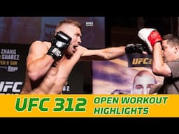 UFC 312 Open Workout Highlights Featuring Dricus Du Plessis, Zhang Weili, More | MMA Fighting