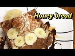 HONEY BREAD de banana e canela! (Korean dessert)