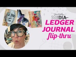 Ledger Journal Flip Thru--Dina Wakley Media