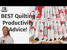 BEST Quilting Productivity Advice, FQS Sew Sampler Reveal, the Stitchuation Room, 2/3/25