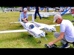 WOW !!! STUNNING !!! RUTAN BOOMERANG RC SCALE 1:3.5 MODEL AIRPLANE / FLIGHT DEMONSTRATION !!!