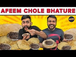 Afeem Wale Chole Bhature Eating Challenge | Shahdara | Street Food Delhi | Challenge Accepted