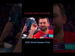 Dramatic Sudden Death Leg For The 2025 World Masters Final #darts