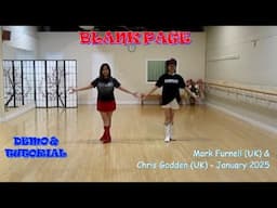 Blank Page - Line Dance (Dance & Teach)