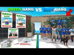 Franklin Blue Gang VS Shinchan Green Gang Missing? In GTA 5!