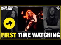 A Non-Metalhead's First Time Watching MASTER OF PUPPETS by Metallica - Seattle Live 1989 REACTION