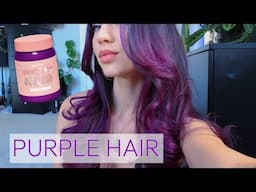 PURPLE HAIR - Lime Crime Unicorn Hair Review