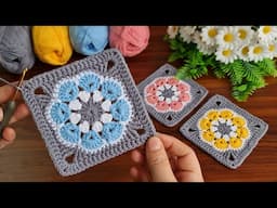 Wow!.. 😲 Very Easy! Super how to make eye catching crochet.Wonderful crochet motif knitting pattern.