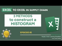 HISTOGRAM in MS Excel | Step by Step explanation on 3 Methods to Create a HISTOGRAM | by Alvis L