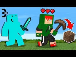 Minecraft, mas TUDO É DE TERRA 😭 - Craft Legends #01