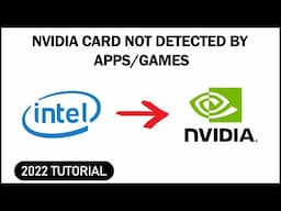 Switch from Intel graphics to Nvidia in apps and games