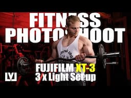 Fitness Photography Lighting Setup | 3 Lights