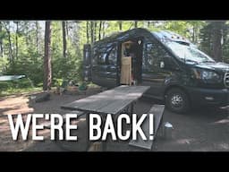 We're Back! Bus Life to Van Life Switch Complete | Maiden Voyage