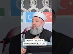 ABDEST ALINCA MUTLAKA OKUYUNUZ! HÜSEYİN ÇEVİK