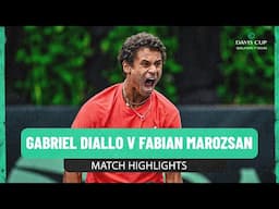 Gabriel Diallo v Fabian Marozsan | Canada v Hungary | 2025 Davis Cup Qualifiers Match Highlights