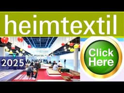 Heimtextil 2025 Frankfurt Germany 14.- 17. 1. 2025 | #Heimtextil #Heimtex #exhibition #textiles