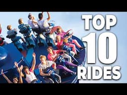 Top 10 Best Rides at RAINBOWS END - 2025!