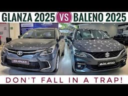 Maruti Baleno vs Glanza 2025 New Model - Confused? | Toyota Glanza vs Baleno 2025 New Model | Baleno