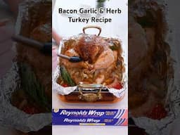 Bacon Garlic & Herb Turkey Recipe #recipe #thanksgiving