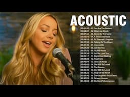 Acoustic Popular Songs Cover - New English Acoustic Songs 2025 - Acoustic Cover Love