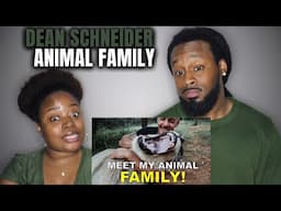 MEET DEAN'S ANIMAL FAMILY! American Couple Reacts to Dean Schneider   Hakuna Mipaka Animal Family