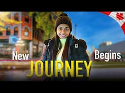 New Journey Begins In CANADA | Life Struggle | First Vlog in Canada | Htiksha's Diary