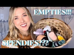 Empties and Spendies of 2024 FINALE!