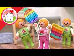 Playmobil en español Mia y los Popits - Historias con Anna y Lena - Familia Hauser